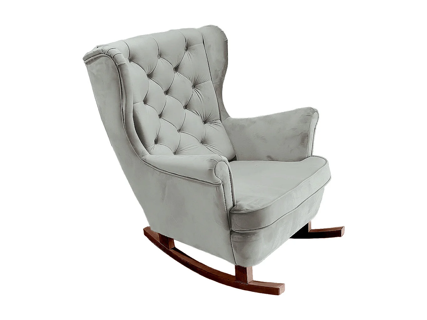 Relaxfauteuil met Gestoffeerde Zitting en Armleuningen, TV Fauteuil 102x81x95cm Asgrijs_29855