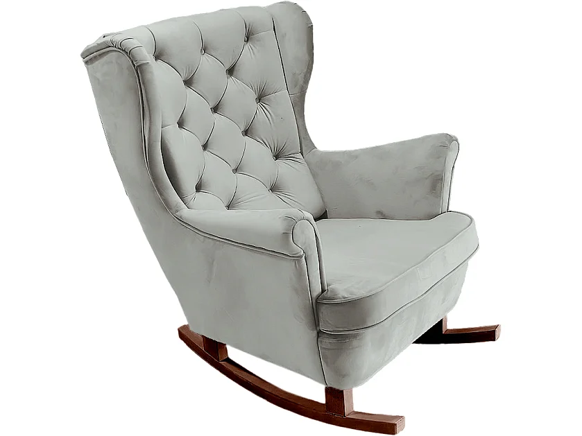 Relaxfauteuil met Gestoffeerde Zitting en Armleuningen, TV Fauteuil 102x81x95cm Asgrijs_29855