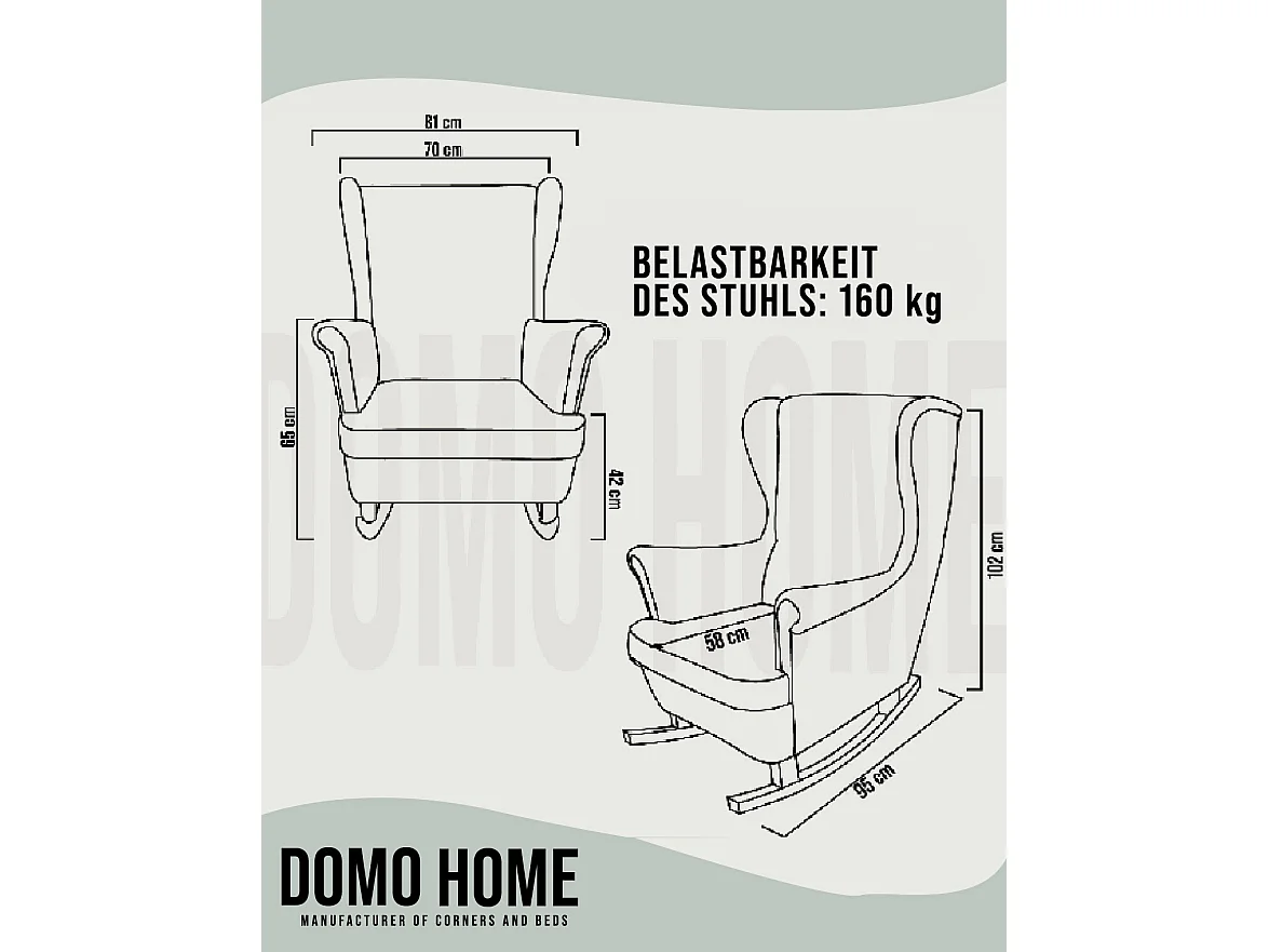 Relaxfauteuil met Gestoffeerde Zitting en Armleuningen, TV Fauteuil 102x81x95cm Asgrijs_29855