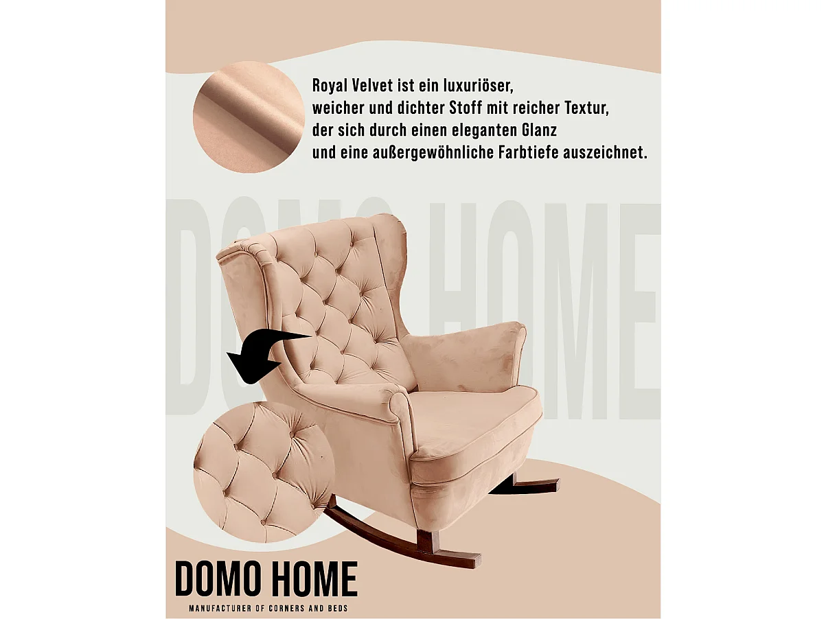 Relaxfauteuil met Gestoffeerde Zitting en Armleuningen, TV Fauteuil 102x81x95cm Poederroze_29829