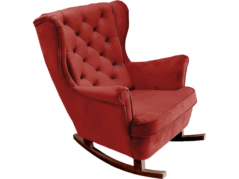 Relaxsessel mit gepolstertem Sitz und Armlehnen, Fernsehsessel 102x81x95cm Burgunderrot_29834