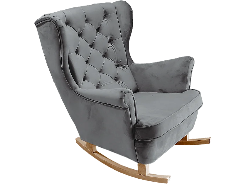 Relaxfauteuil met Gestoffeerde Zitting en Armleuningen, TV Fauteuil 102x81x95cm Asgrijs_29858