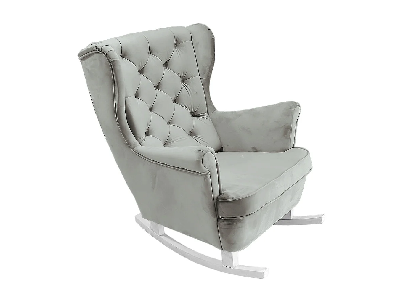 Fauteuil Relax avec accoudoirs et siège rembourré, fauteuil de salon, 102x81x95cm Cendre_29855