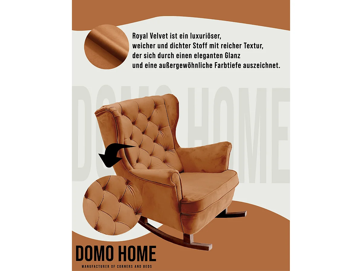 Relaxfauteuil met Gestoffeerde Zitting en Armleuningen, TV Fauteuil 102x81x95cm Oranje_29824