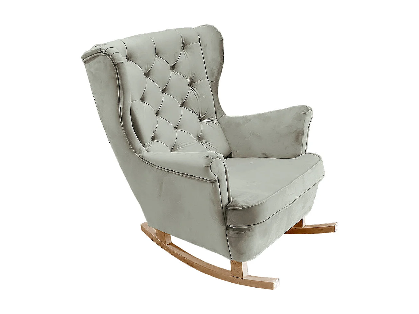 Relaxfauteuil met Gestoffeerde Zitting en Armleuningen, TV Fauteuil 102x81x95cm Asgrijs_29856