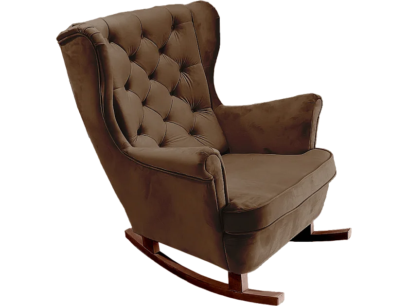 Fotel Relax z Tapicerowanym Siedzeniem i Podłokietnikami, Fotel TV 102x81x95cm Ciemnobrązowy_29826