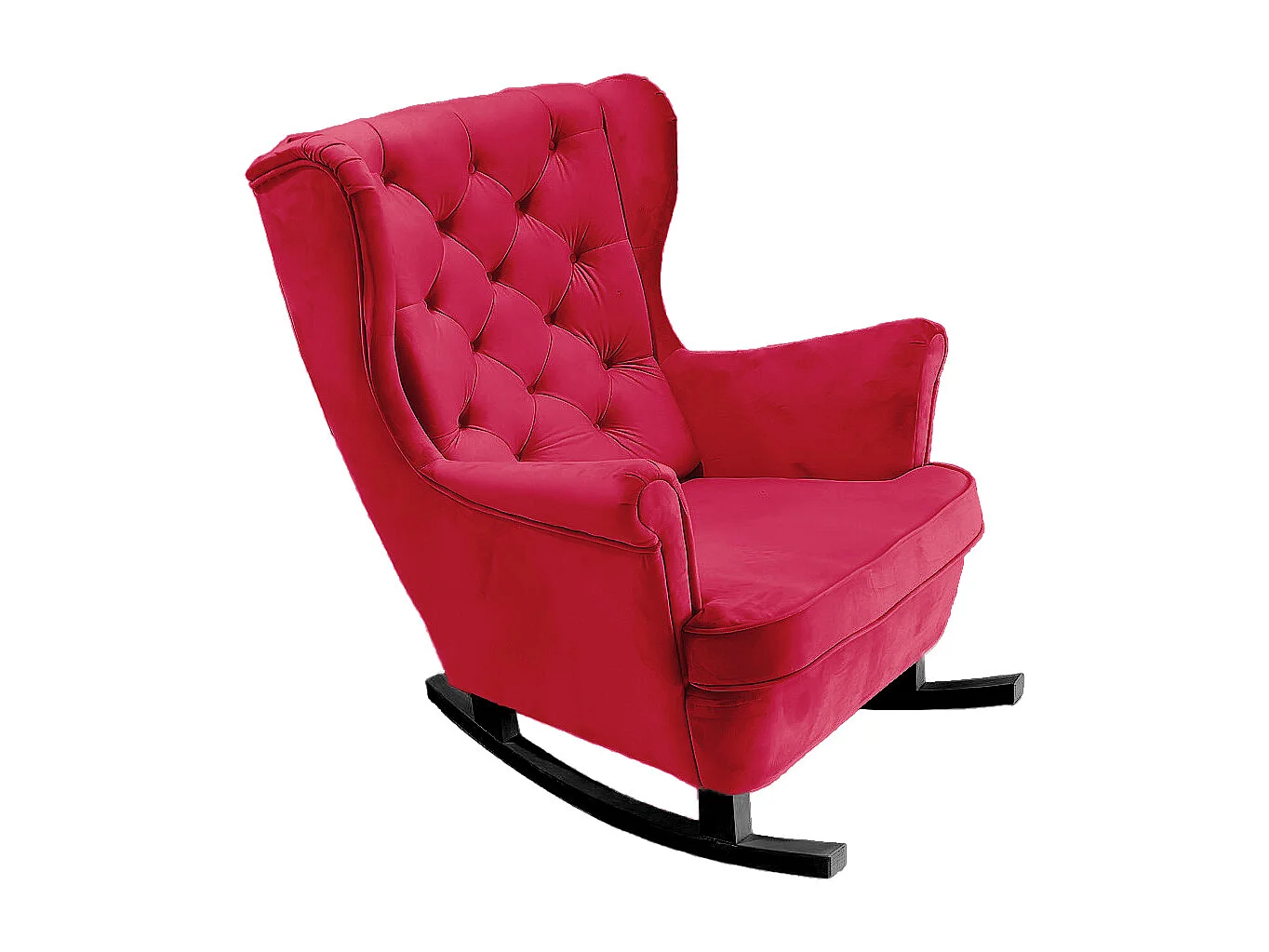 Relaxfauteuil met Gestoffeerde Zitting en Armleuningen, TV Fauteuil 102x81x95cm Rood_29837