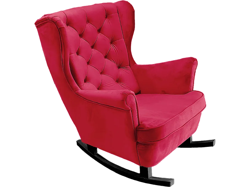 Relaxfauteuil met Gestoffeerde Zitting en Armleuningen, TV Fauteuil 102x81x95cm Rood_29837