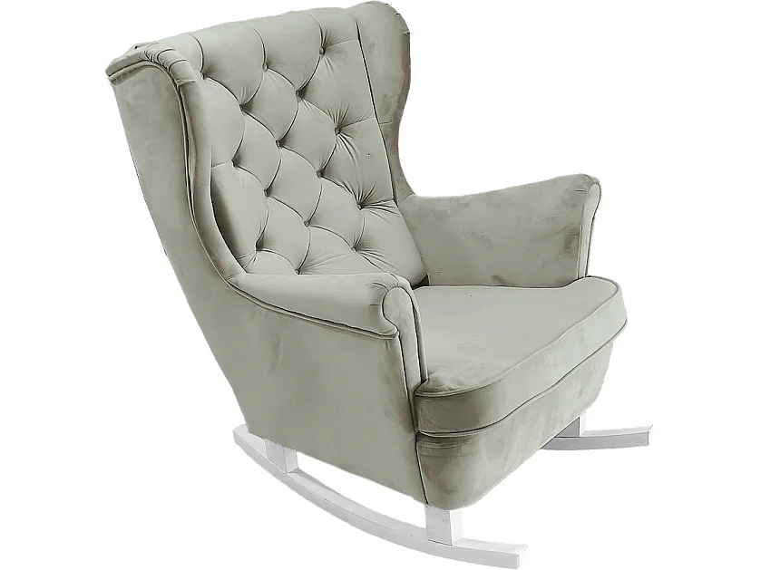 Relaxsessel mit gepolstertem Sitz und Armlehnen, Fernsehsessel 102x81x95cm Asche_29856