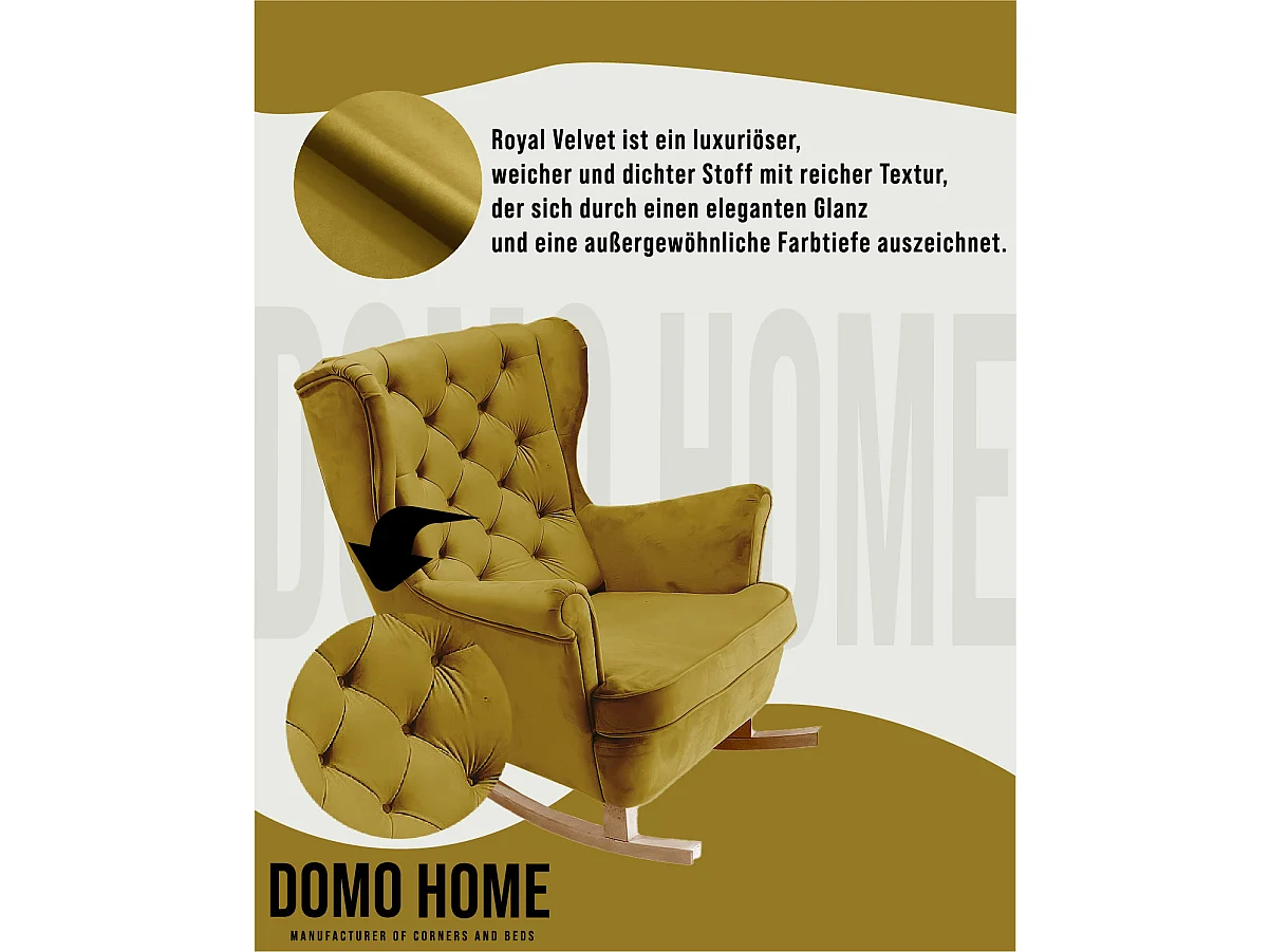 Relaxfauteuil met Gestoffeerde Zitting en Armleuningen, TV Fauteuil 102x81x95cm Olijfgroen_29819