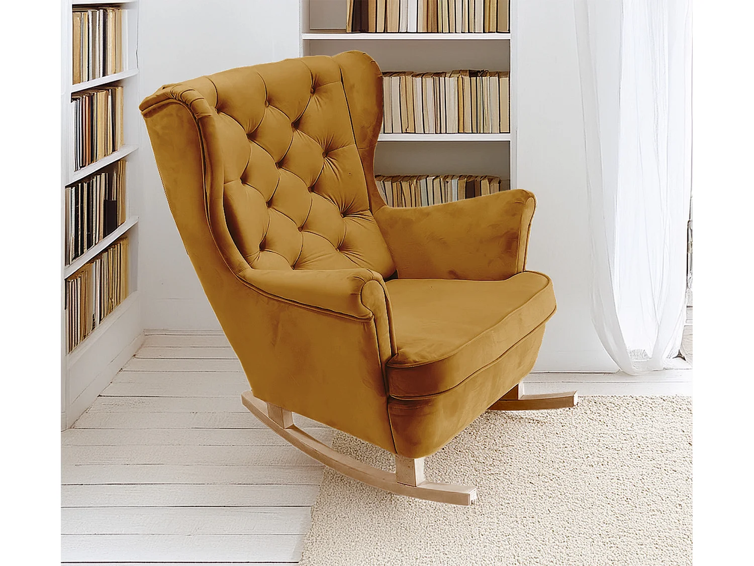 Relaxfauteuil met Gestoffeerde Zitting en Armleuningen, TV Fauteuil 102x81x95cm Olijfgroen_29816