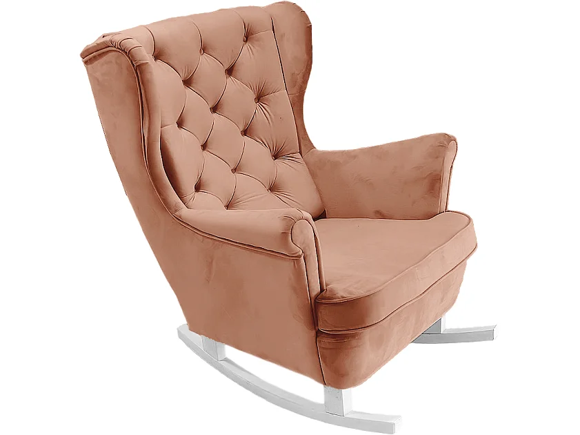 Relaxfauteuil met Gestoffeerde Zitting en Armleuningen, TV Fauteuil 102x81x95cm Poederroze_29830
