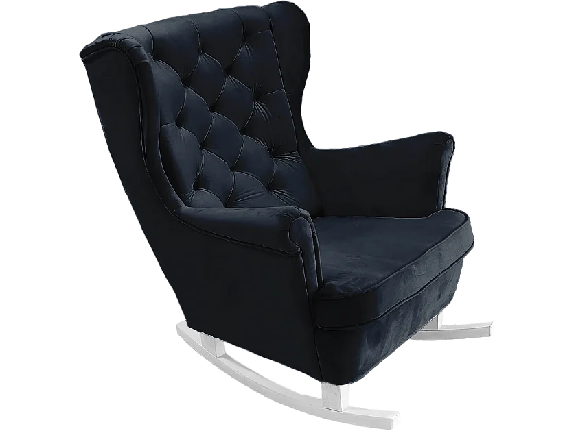 Relaxfauteuil met Gestoffeerde Zitting en Armleuningen, TV Fauteuil 102x81x95cm Zwart_29863