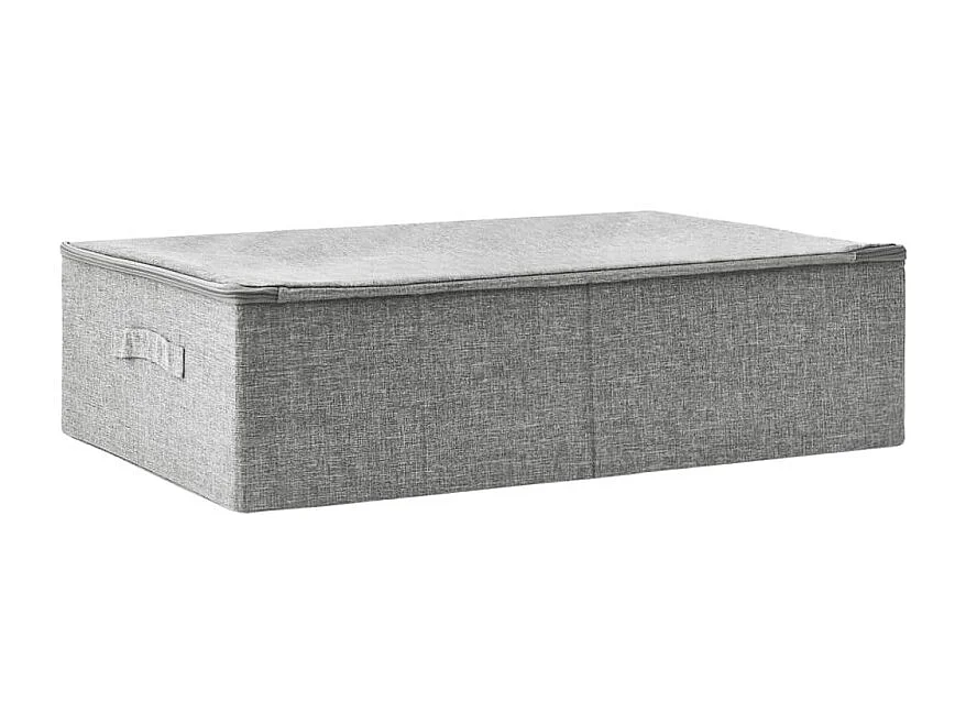Boîte de rangement Tissu 70x40x18 cm Gris
