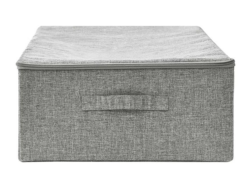 Boîte de rangement Tissu 70x40x18 cm Gris