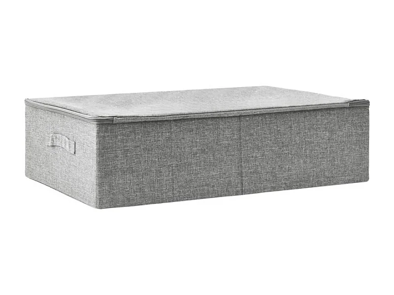 Boîte de rangement Tissu 70x40x18 cm Gris