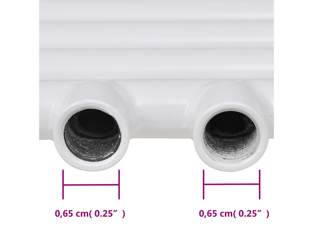 Radiateur sèche-serviettes vertical de salle de bain 480x480 mm