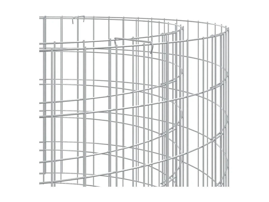 Foyer en gabion Ø 100 cm fer galvanisé