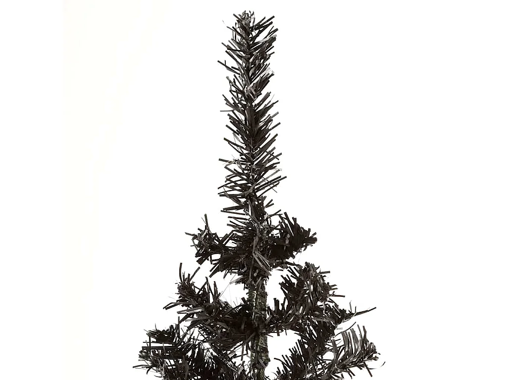 Kerstboom smal 150 cm zwart