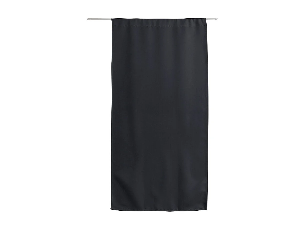 Rideau de Porte Occultant "Reglisse" 90x210cm Noir