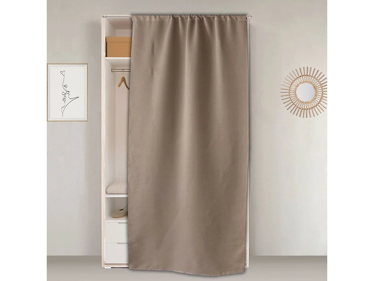 Cortina de puerta opaca 90 x 210 cm