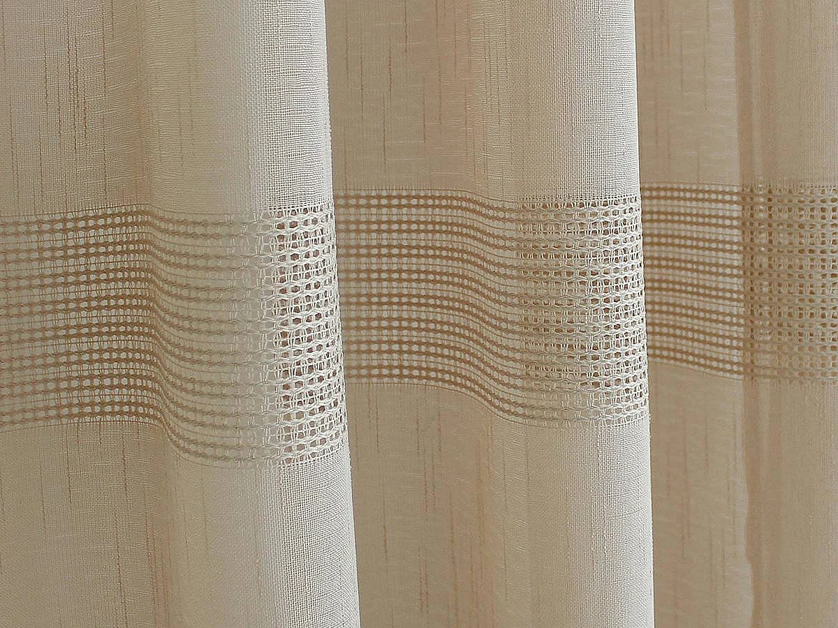 Rideau Voilage à Œillets "Mia" 140x240cm Lin