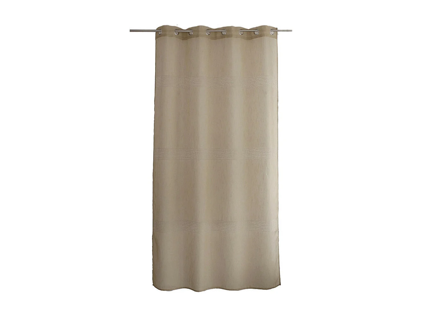 Rideau Voilage à Œillets "Mia" 140x240cm Lin