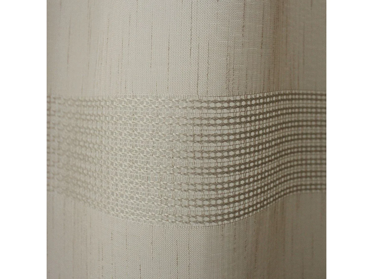 Rideau Voilage à Œillets "Mia" 140x240cm Lin