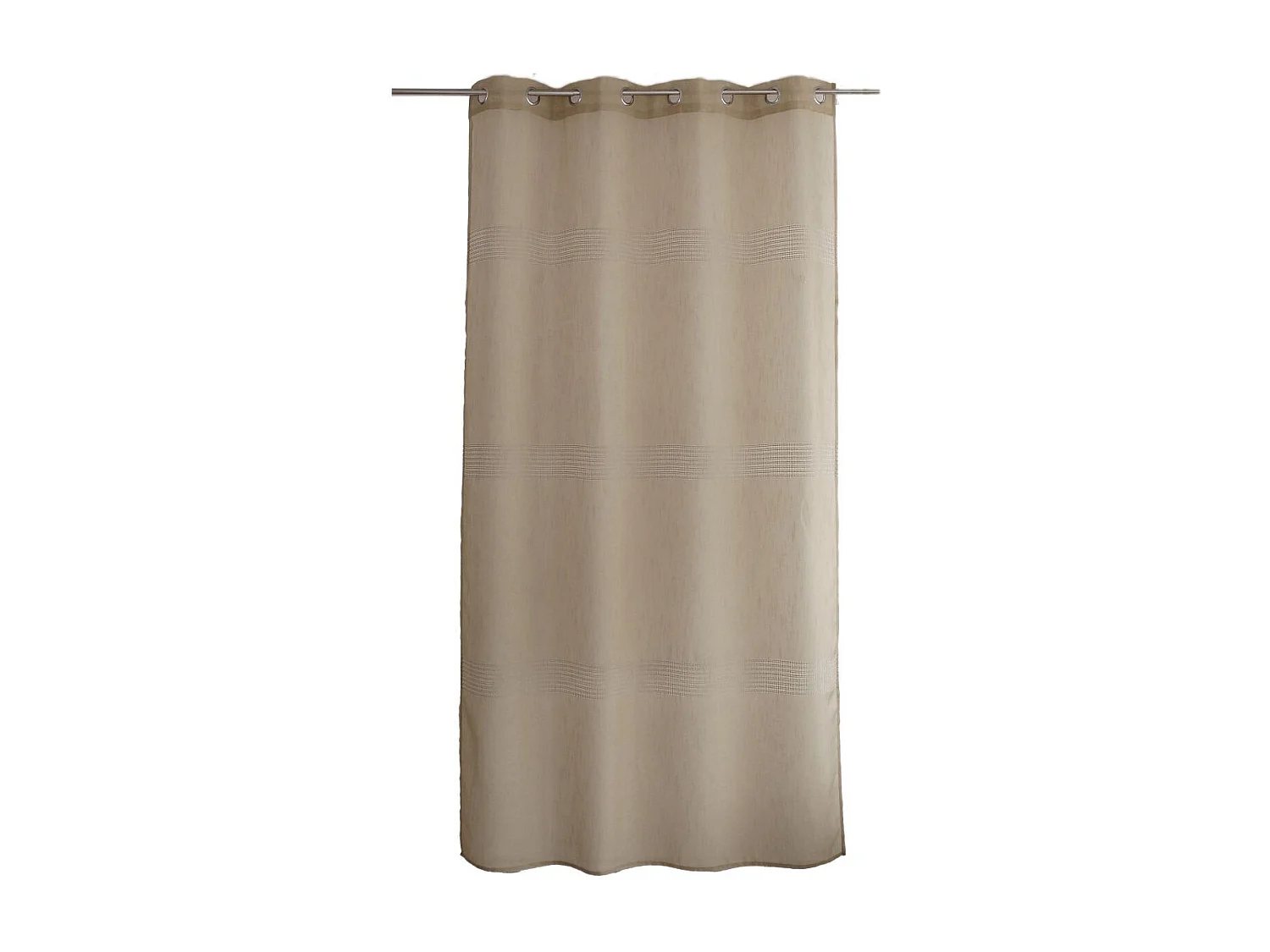 Rideau Voilage à Œillets "Mia" 140x240cm Lin