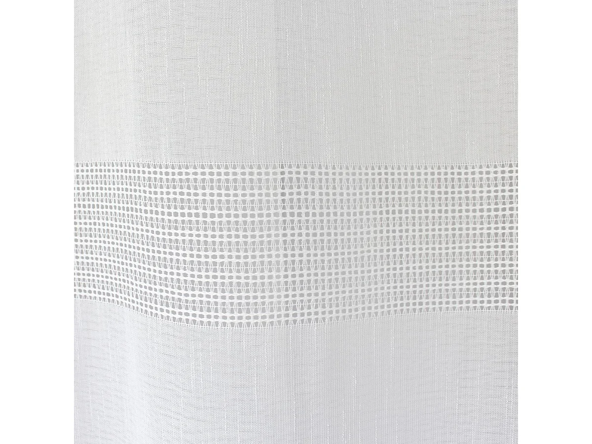 Rideau Voilage à Œillets "Mia" 140x240cm Blanc