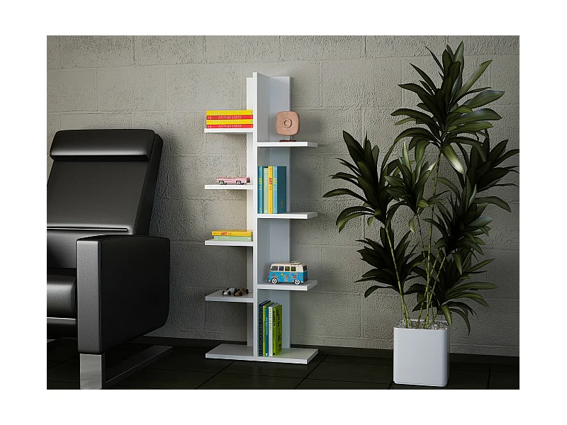 Bücherregal Tree Weiß