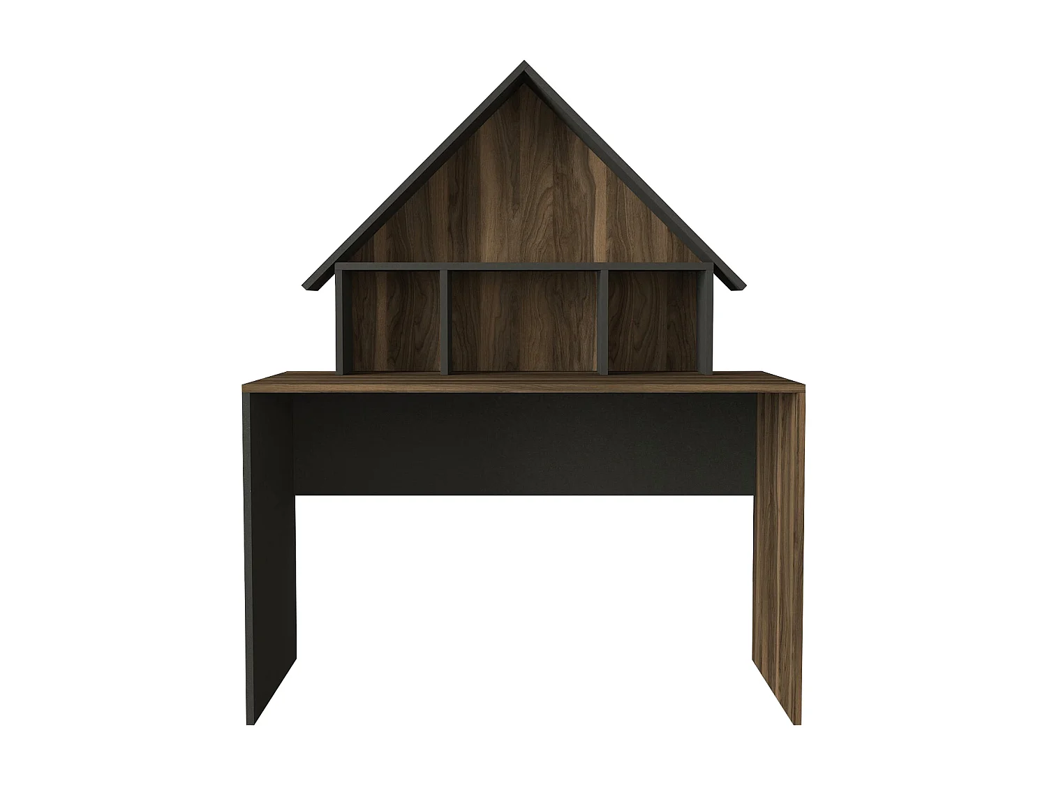 Schreibtisch Denver Walnuss Anthrazit