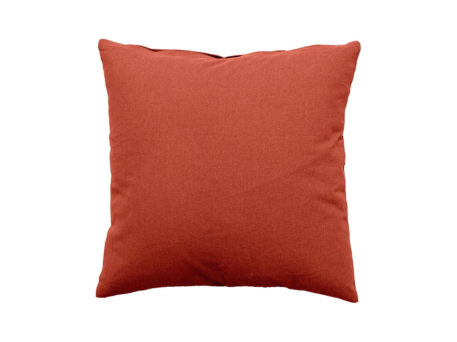 Coussin déhoussable uni en coton