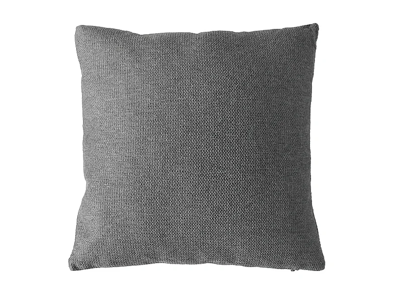 Coussin Déco en Velours "Lagarta" 40x40cm Gris Foncé