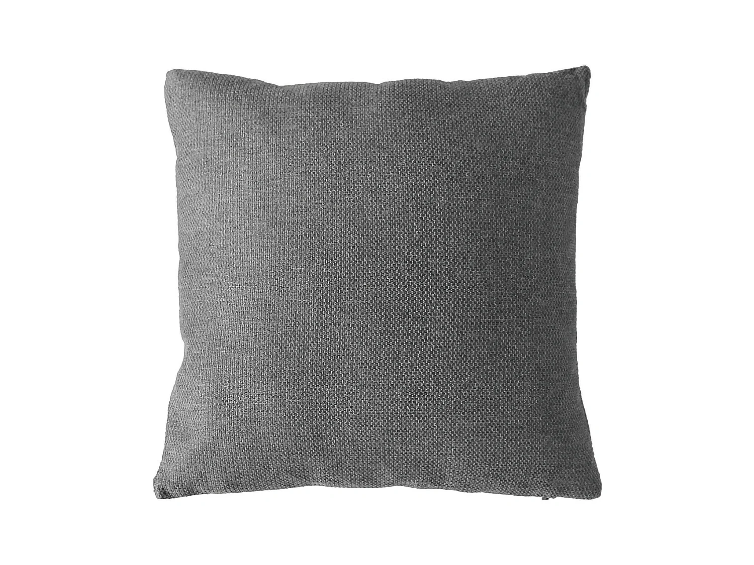Coussin Déco en Velours "Lagarta" 40x40cm Gris Foncé