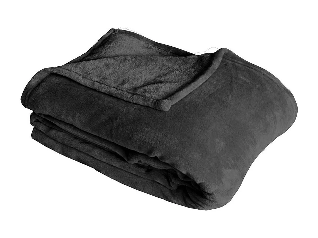 Einfarbige Fleecedecke