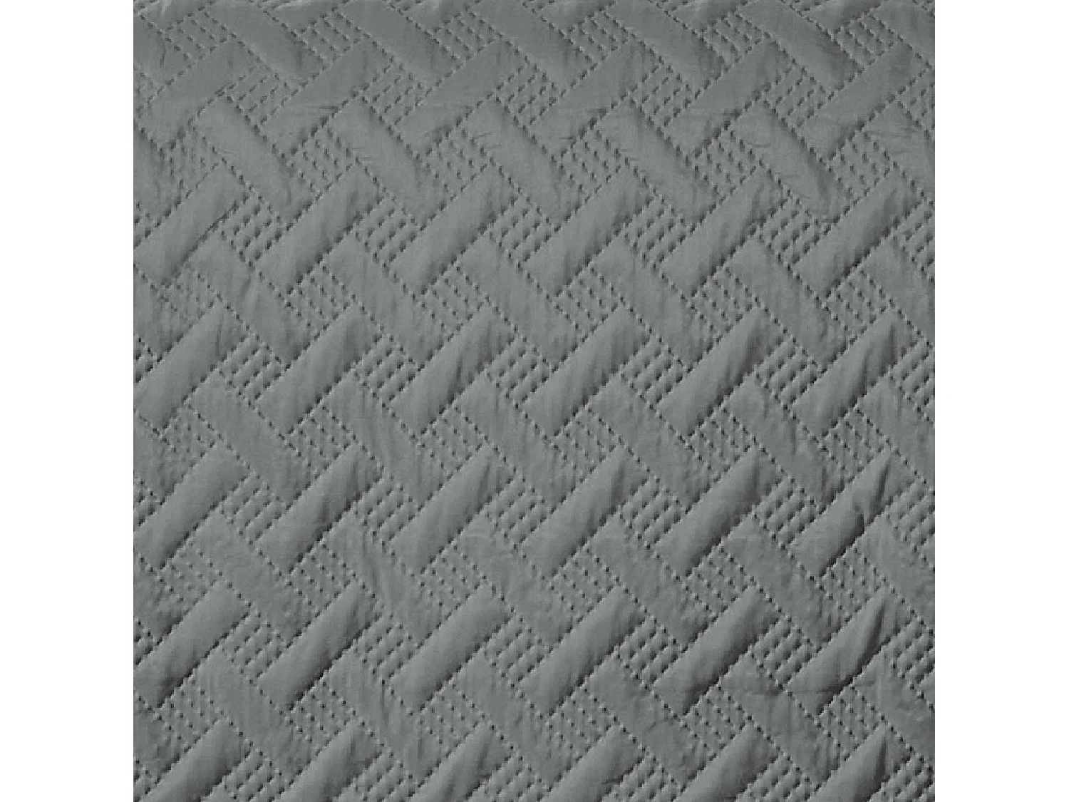 Couverture molletonné surpiquage graphique