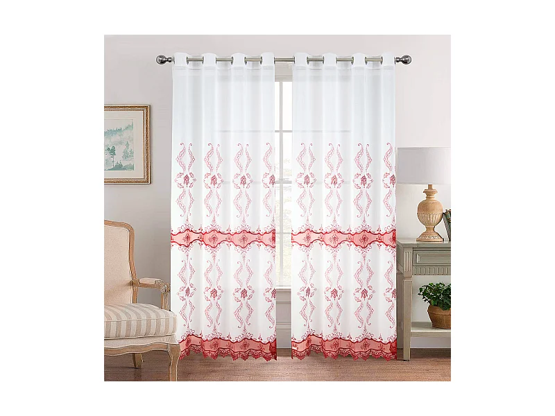 Paar Vorhänge im orientalischen Stil