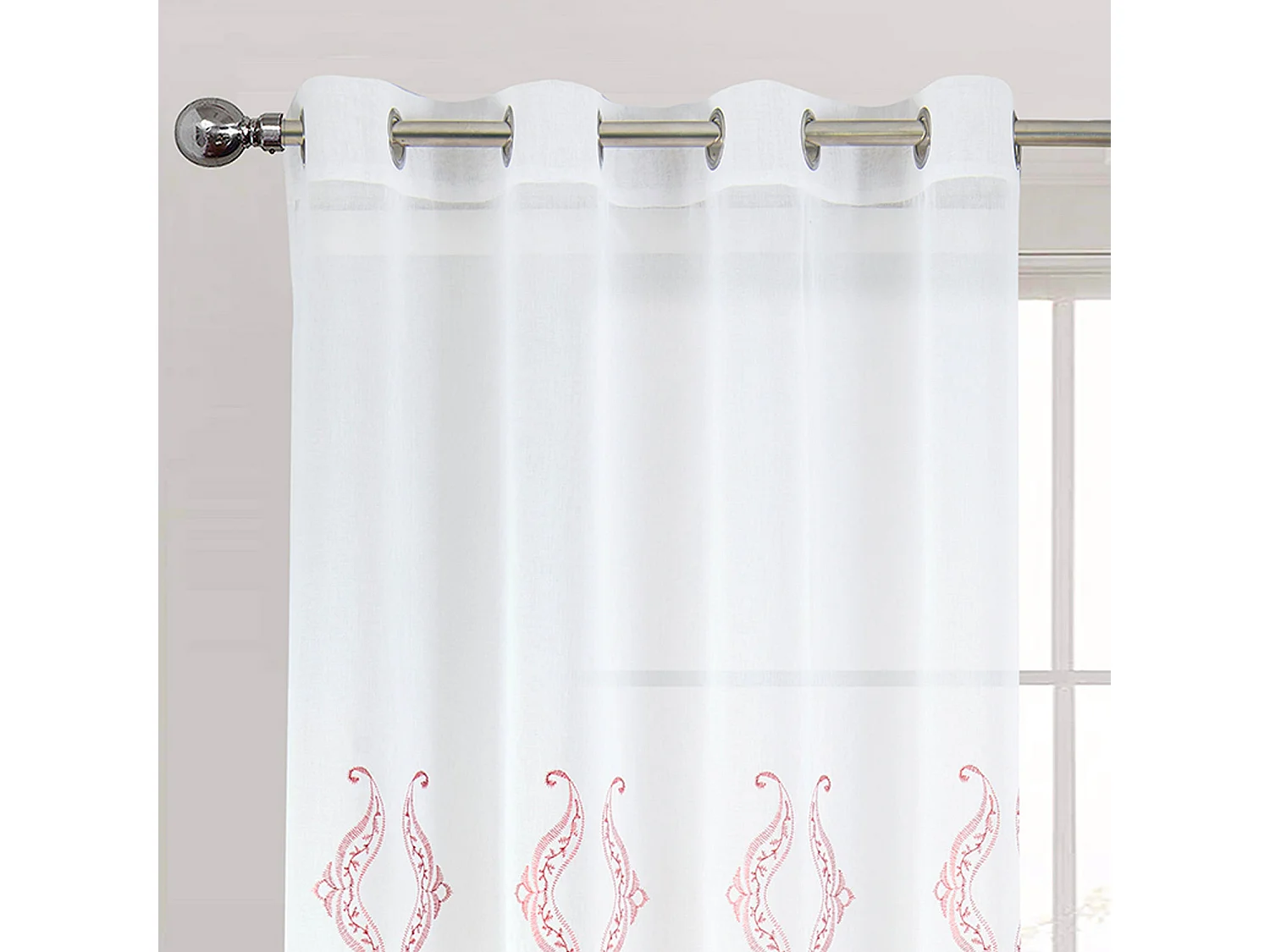 Par de cortinas de estilo oriental