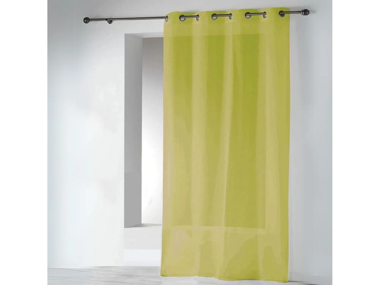 Voilages en Etamine Unie à Oeillets