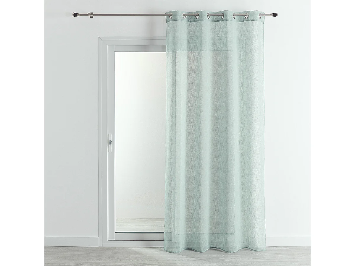 Cortina visillo efecto lino