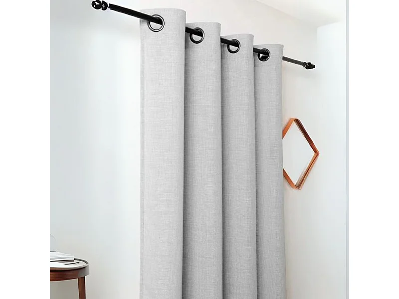 Voilage tamisant aux fils satinés