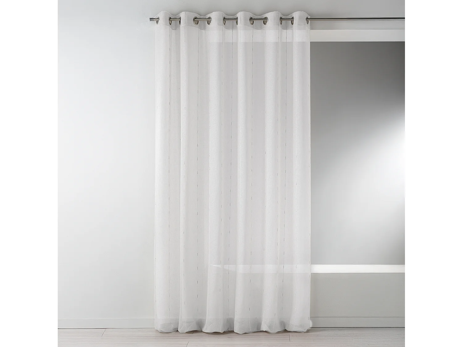 Vorhang feine gestickte Streifen mit großer Breite