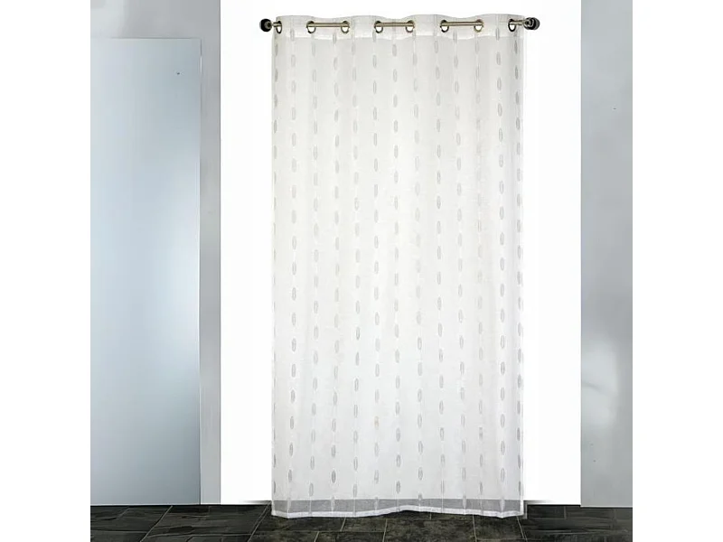 Voilage en Organza "Grain de Café"