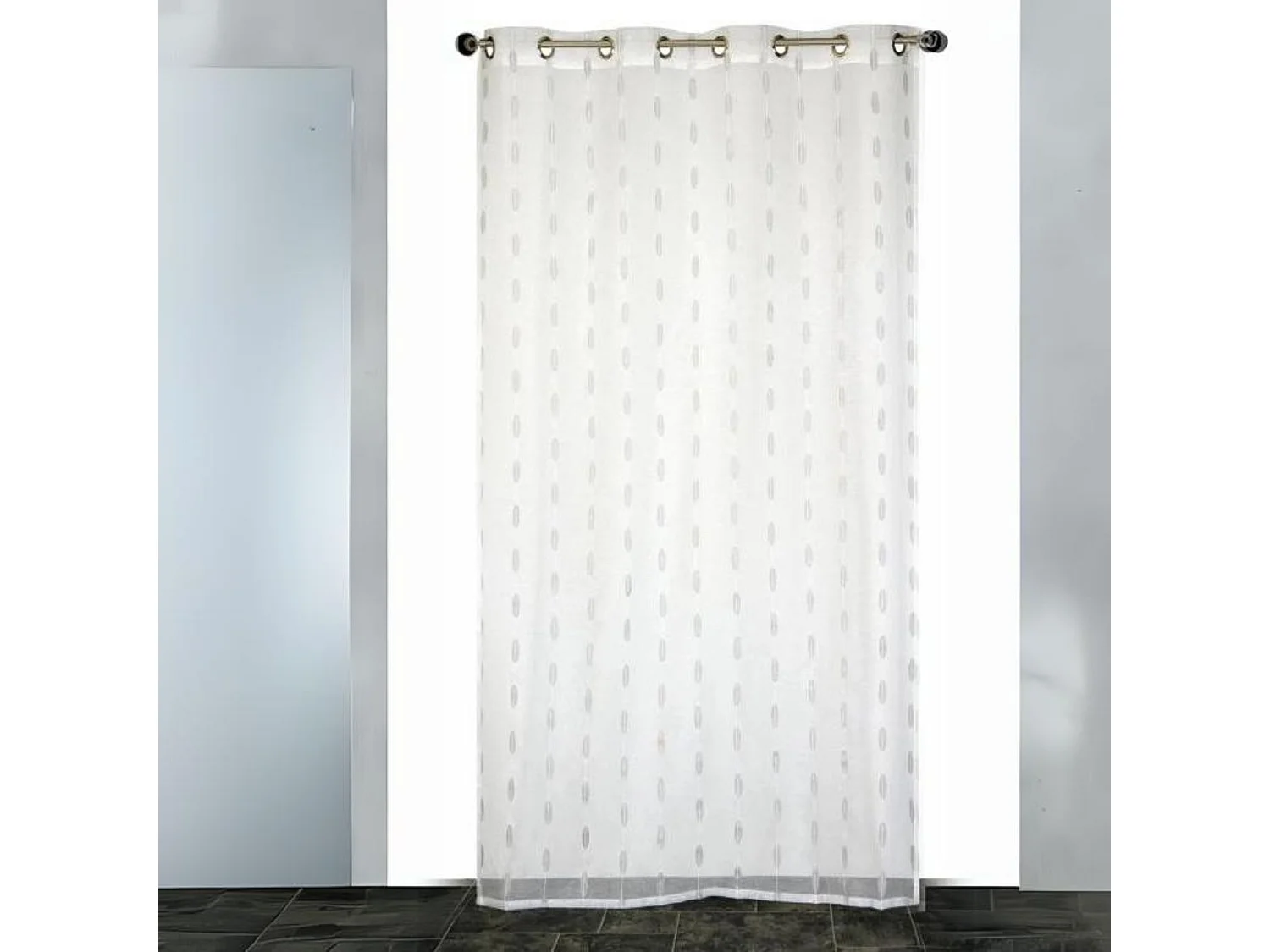 Voilage en Organza "Grain de Café"