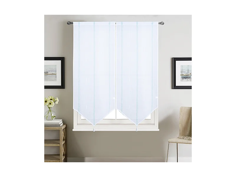 Par de unidades acristaladas con rayas verticales brillantes