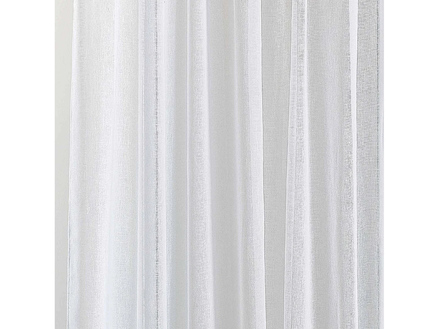 Voilage galon fronceur tombé fluide