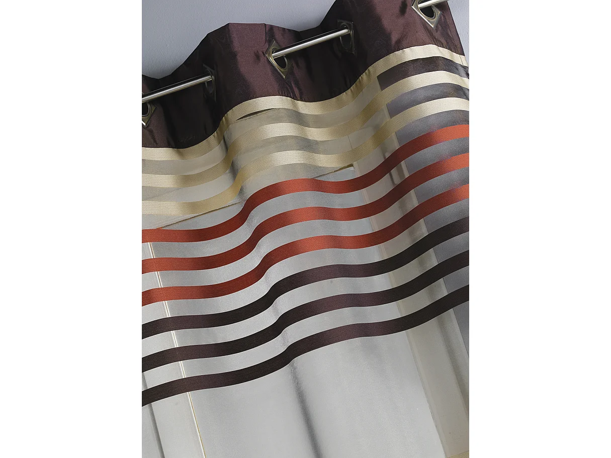 Cortina de Organza Rayada
