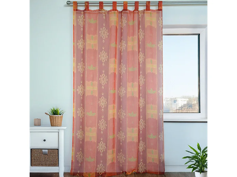 Visillo con colores estivales