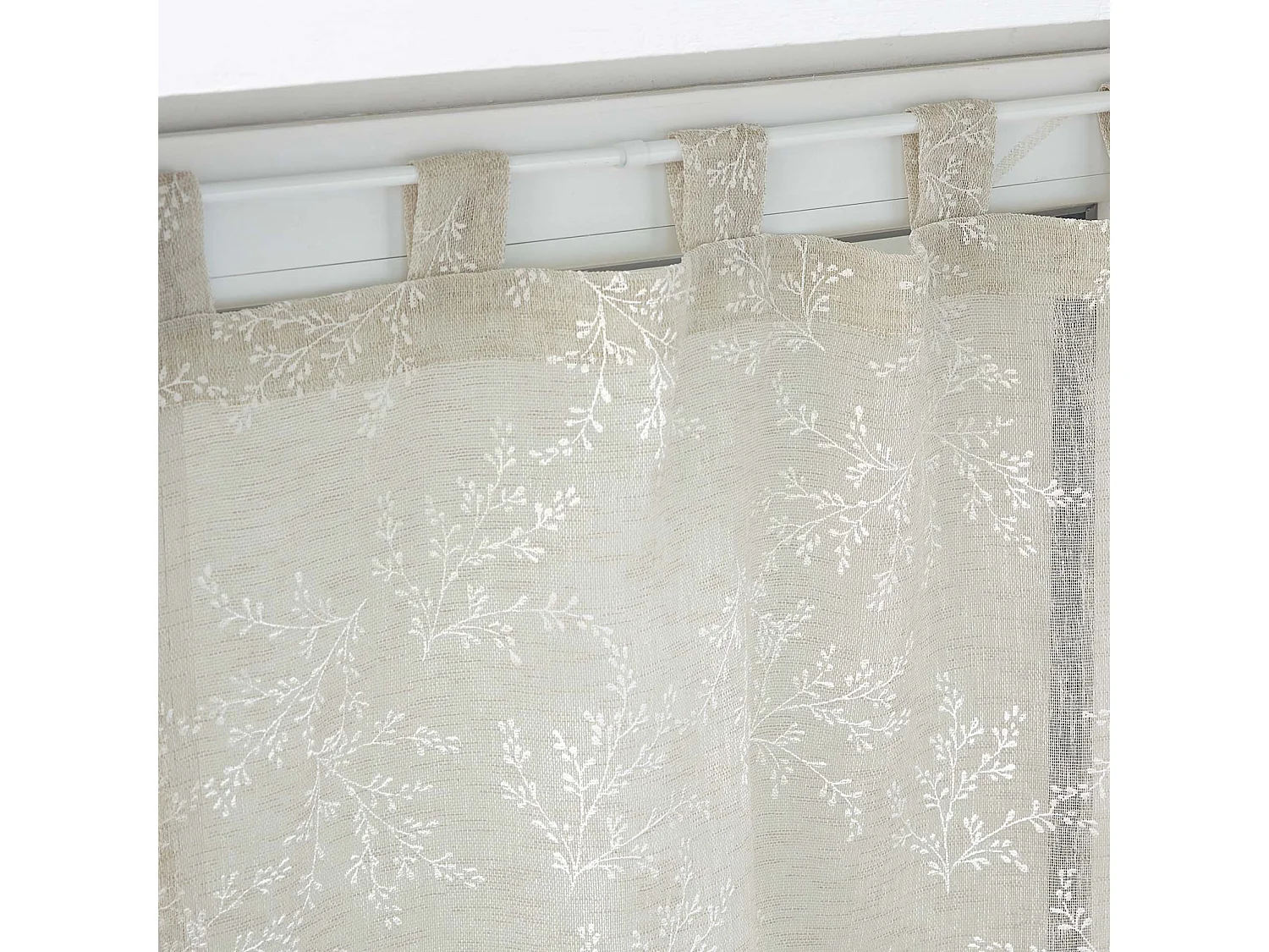 Paire de Voilages "Karla" 60x120cm Taupe